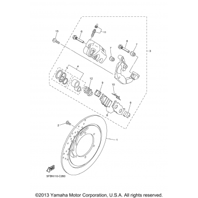 Front Brake Caliper