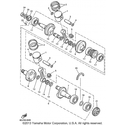 Crankshaft - Piston