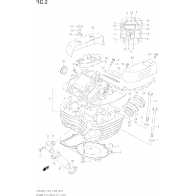 REAR CYLINDER HEAD