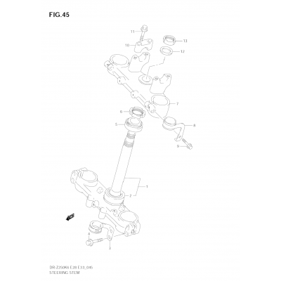 STEERING STEM (E33)