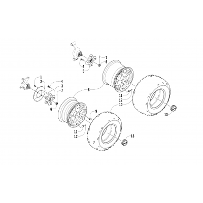 WHEEL AND TIRE ASSEMBLY