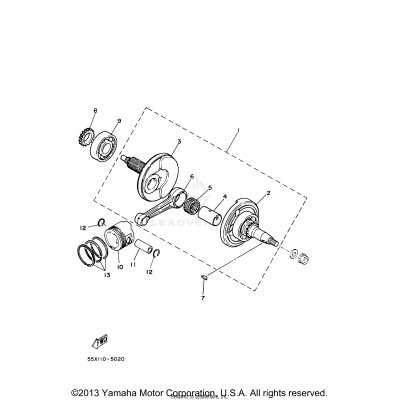 CRANKSHAFT PISTON