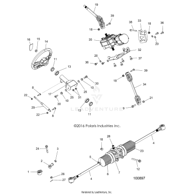 STEERING, STEERING ASM. -  A17DCE87AU (100897)