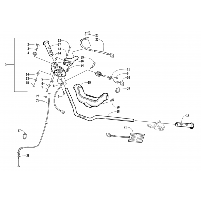 HANDLEBAR AND CONTROLS