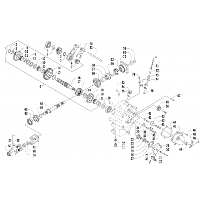 TRANSMISSION LEFT-SIDE ASSEMBLY