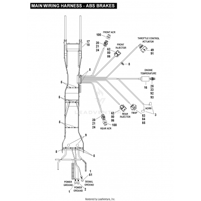 MAINWIRING HARNESS - ABS BRAKES (Part 2)