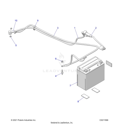 ELECTRICAL, BATTERY - A25SEE57P2/P4 (C0211566)