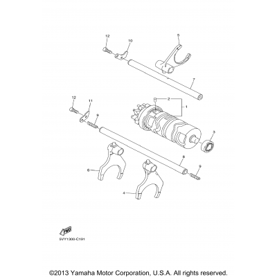 Shift Cam Fork