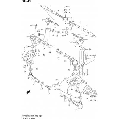 KNUCKLE ARM (MODEL X/Y/K1)