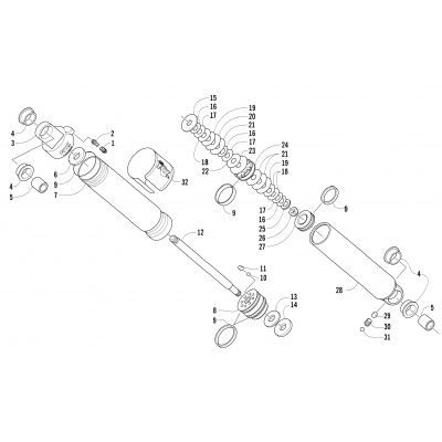 FRONT SUSPENSION SHOCK ABSORBER