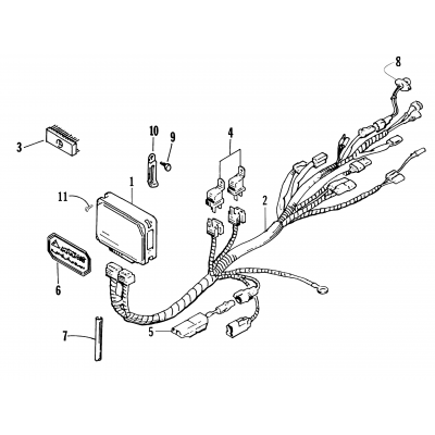 ECU AND ECU HARNESS ASSEMBLIES