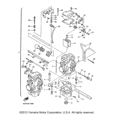 Carburetor 2 For Vt500