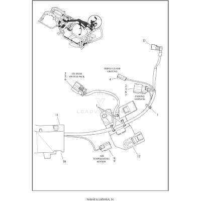 WIRING HARNESS, MAIN - FLHT, FLHX, FLHXS
