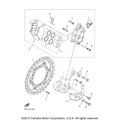 Front Brake Caliper