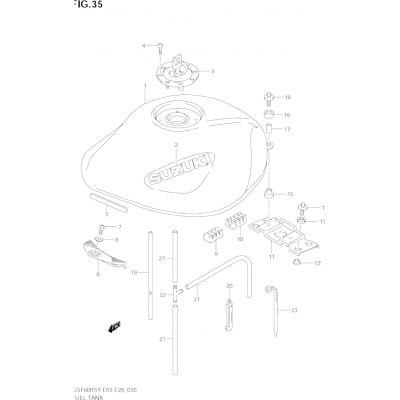 FUEL TANK (MODEL Y)