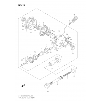 FINAL BEVEL GEAR (REAR)