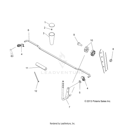 DRIVE TRAIN, GEAR SELECTOR - A19SWE57B1 (49ATVGEARSELECT14SP570HD)