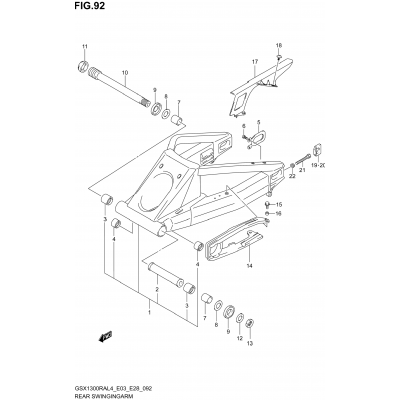 REAR SWINGINGARM