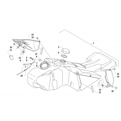 GAS TANK ASSEMBLY