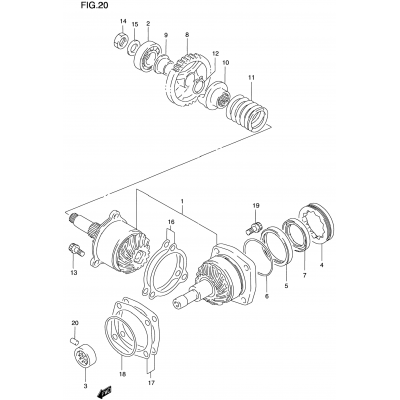 SECONDARY DRIVE GEAR