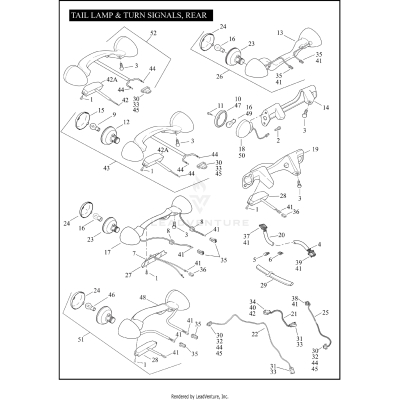 TAIL LAMP & TURN SIGNALS, REAR