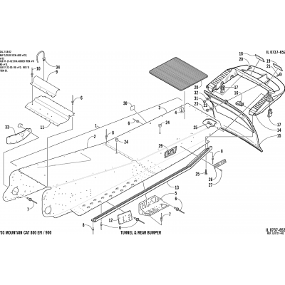 TUNNEL AND REAR BUMPER