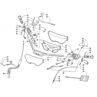 HANDLEBAR AND CONTROLS