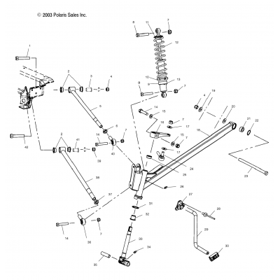 Suspension, Front /Bsa