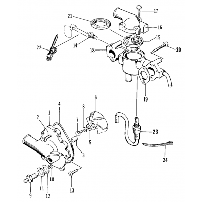 WATER PUMP/WATER MANIFOLD