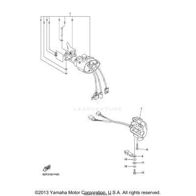 HANDLE SWITCH LEVER