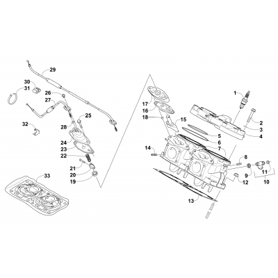 CYLINDER AND HEAD ASSEMBLY