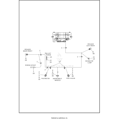 WIRING HARNESS, FAIRING - FLHTK (2 OF 2)