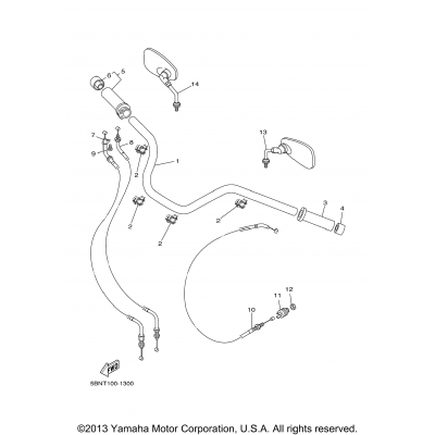 Steering Handle Cable