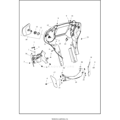 FAIRING, INNER - FLHLT