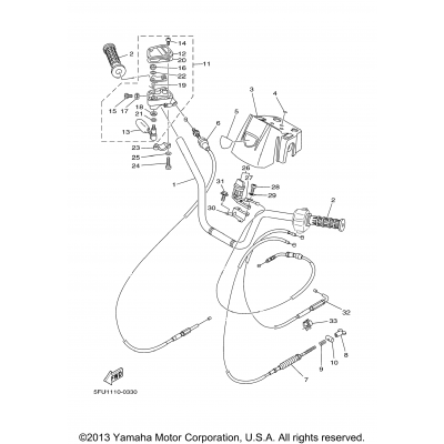 Steering Handle Cable