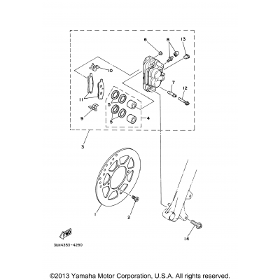 Front Brake Caliper