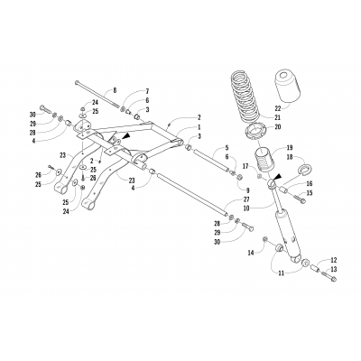 REAR SUSPENSION FRONT ARM ASSEMBLY