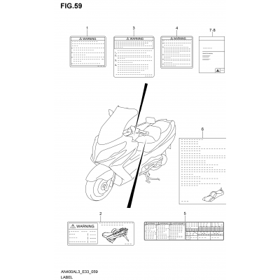 LABEL (AN400ZAL3 E28)