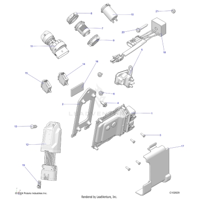 ELECTRICAL, SWITCHES, SENSORS and ECM - A25SZE57C2/E2 (C102629)