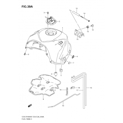 FUEL TANK (MODEL K8)