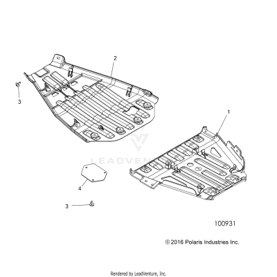 BODY, SKID PLATES - A19SXE95FR (100931)