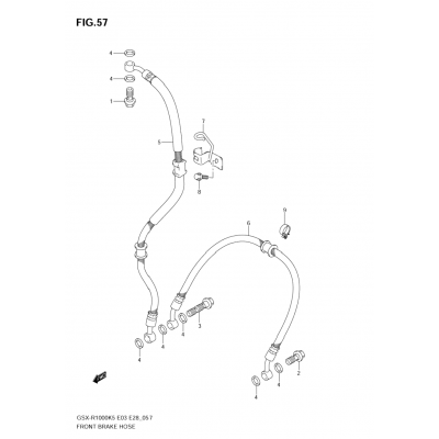 FRONT BRAKE HOSE