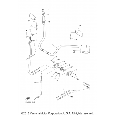 Steering Handle Cable