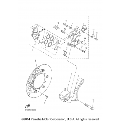 Front Brake Caliper