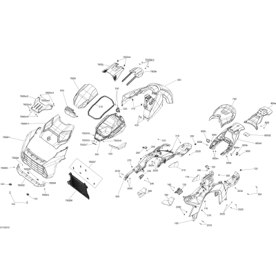 09- Body - Hood / Grill / Driver Seat / Upper Body Module