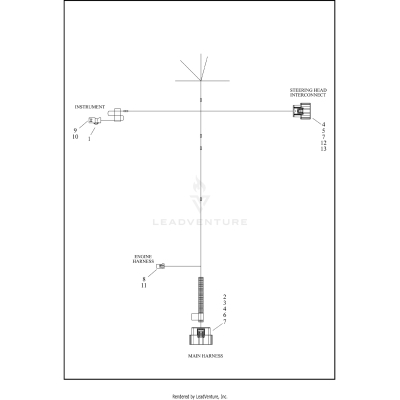 WIRING HARNESS, FRAME BACKBONE - FXLRST