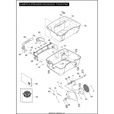 LAMPS & SPEAKER HOUSINGS, TOUR-PAK