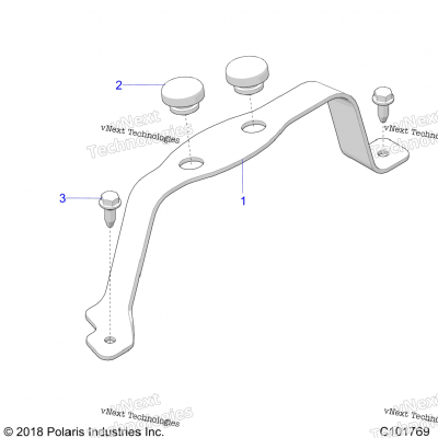 Engine, Air Intake System Bracket