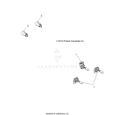 ELECTRICAL, BULBS - A25SKE57C1/CK/E1/EK (49ATVBULBS1570SPTR)