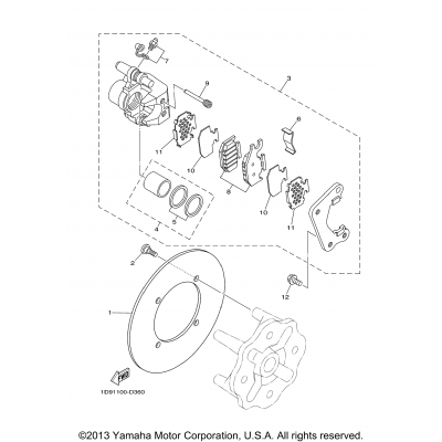 Rear Brake Caliper